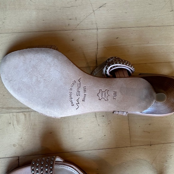 Via Spiga criss cross ankle strap sandal,  7.5,  CB2405 - Picture 5 of 6